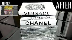 Custom coffee table book printing brochure/booklet/folded flyers/catalogue/magazine. Dollar Tree Diy Designer Books Chanel Louis Vuitton Versace Youtube