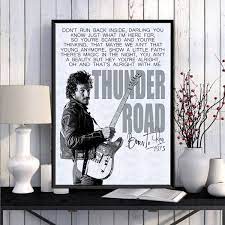 The official bruce springsteen website. Bruce Springsteen Thunder Road Poster Bruce Springsteen Faith Running Back