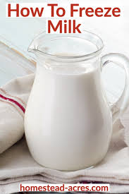 How To Freeze Milk In 2020 Freezing Milk Milk Frozen
