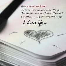 Birthday Wishes Card For Lover With Name Write Name On My Love My Word Quotes Images Free In 2020 Write Name On Pics Love Quotes For Girlfriend Image Quotes