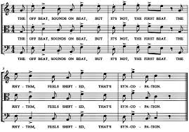 Theres even a cool video that demonstrates playing behind the beat and how it affects the feel of a performance. The Syncopation Song Stringquest