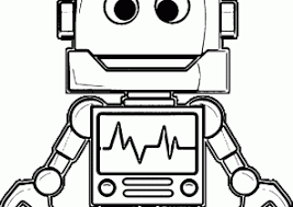 Coloring pages robots robot coloring pages for preschoolers free. Robot Coloring Pages Coloring4free Com