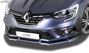 Discover new renault megane, elegant family car and enjoy optimum comfort and sensational dynamism. Rdx Front Spoiler Vario X Renault Megane 4 Sedan Grandtour Front Lip Splitter Lips Bumpers Exterior Car Tuning Tuning Parts24 Com