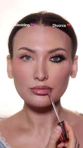 Which look do you like more? #makeup #weddingmakeup #divorcemakeup #glowup  #toxic #makeuptutorial #beauty #beforeafter #fyp #trending #viral