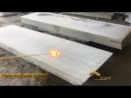 Flame finish granite/ black granite flamed finish= moon exports india. How To Make The Flamed Granite Tile Fulei Stone
