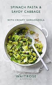 Spinach Pasta With Savoy Cabbage Recipes Cabbage Recipes Cooking Recipes
