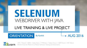 Selenium With Java Advanced Framework Training And Project Orientation For Beginners Selenium Live Training Software Testing