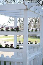 Gutter Planter For Pergola Or Arbor Pergola Outdoor Pergola Diy Pergola