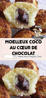 Moelleux Coco Au Cœur De Chocolat Recette Gateau Coco Recette Coco Recette