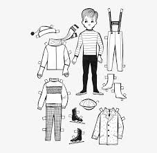 Print the pdfs below on paper or directly on to white cardboard. Paper Dolls To Color And Cut Out Raskraski Kukly S Odezhdoj Malchik 520x750 Png Download Pngkit