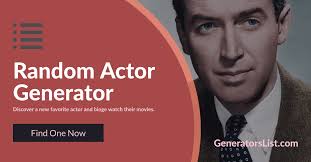 Check spelling or type a new query. Random Actor Generator Generators List