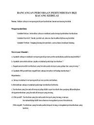 We did not find results for: Rancangan Percobaan Pertumbuhan Biji Kacang Kedelai