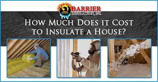 Brick veneer became the norm when building codes began to require insulation in the exterior walls. How Much Does It Cost To Insulate A House Barrier Insulation