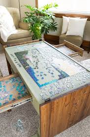 Diy Puzzle Game Table Designed Decor Home Decor Home Diy Home Projects