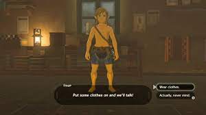 Great Reactions to Link Naked in Breath of the Wild