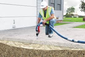 Is Your Concrete Sinking Foam Filling Can Provide A Lift The Seattle Times