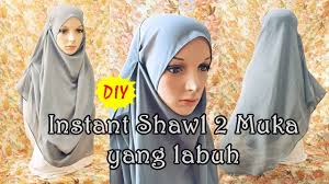Tetapi bagaimana caranya supaya perubahan ini tidak dirasakan sukar? Diy Menjahit Instant Shawl 2 Muka Yang Labuh Pola Jahitan Menjahit Pola