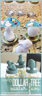 Dollar Tree Easter Craft Super Cute Mason Jar Craft