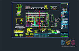 Dwg Download Gas Station Dwg Project Gas Station Petrol Station Gas