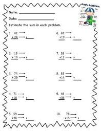 Included Are Four Worksheets That Include Estimating Two And Three Digit Addition And Subtraction Prob In 2020 Subtraction Addition And Subtraction Rounding Worksheets