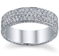 Diamond Eternity Ring With Micro Pave In 6 Rows Eternity Ring Eternity Band Diamond Eternity Ring Diamond