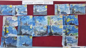 Vincent Van Gogh Yildizli Gece Tablosu Boyama Vincent Van Gogh Resim Tablolar