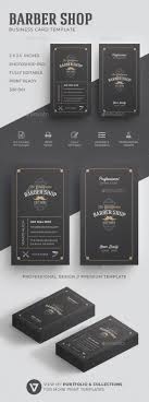 No download and professional skills needed! Barber Business Card Template By Verazo Graphicriver