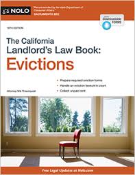 The California Landlords Law Book Evictions Nolo
