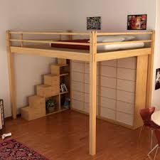 Letti a scomparsa matrimoniali con divano, scrivania o libreria incorporata. Loft Beds Japan Fourniture Cinius