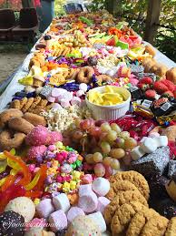 Dessert Grazing Table For Those Who Love Something A Bit Sweet Party Food Buffet Party Food Platters Kids Party Food