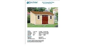 Second largest shed in our collection with two doors and wide windows for the natural light to go through. Building Plans Blueprints 10 X 10 Deluxe Shed Plans Lean To Roof Style Design D1010l Material List Home Furniture Diy
