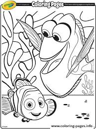 Finding dory is swimming into theaters on june 17th! Crayola Finding Dory Nemo N Dory Coloring Pages Printable