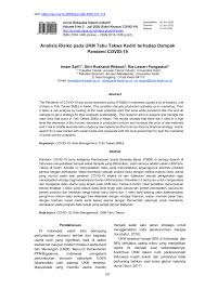 Pdf Analisis Risiko Pada Ukm Tahu Takwa Kediri Terhadap Dampak Pandemi Covid 19
