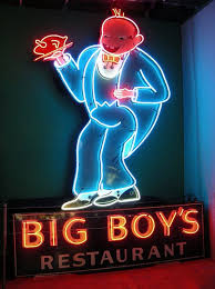 The 'big boys' gareth and guy love their burgers, and are proud to be bringing them to you on the old high street in folkestone! Big Boy S Restaurant Porcelain Enameled Neon Sign By Federal Brilliant Of St Louis Mo Neon Signs Cool Neon Signs Vintage Neon Signs
