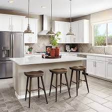 A Unique Backsplash Tile Adds Sophistication To This Home Arizona Kitchen Kitchenlife Kitchendesign Kitch Richmond American Homes Kitchen Kitchen Design