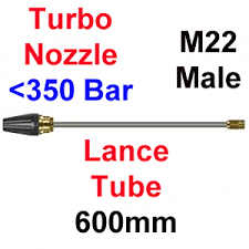 350 Bar Size 05 X M22 Male Turbo Nozzle Lance 6hl Tn350 05
