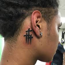 Star Tattoo Meaning On Neck In 2021 Best Neck Tattoos Back Of Neck Tattoo Men Small Neck Tattoos