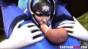 Lara Croft self sucking and 3D futanari sex