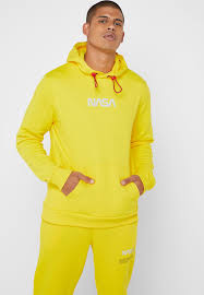 Nasa Graphic Drawstring Hoodie