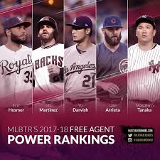 Twins engaged in jose berrios trade talks with two nl contenders. 2017 18 Mlb Free Agent Power Rankings Mlb Trade Rumors