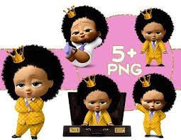 Girl Baby Clipart Png Girl Baby Png Files Black Queen Etsy Clip Art Boss Baby Baby Clip Art