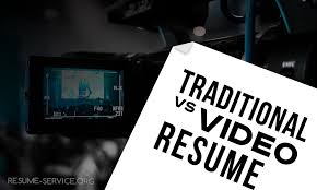 traditional vs video resume: check all