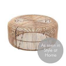 A coffee table is the focus of any living room furniture layout and creates the perfect spot for entertaining. Round Rattan Coffee Table Rattan Beistelltisch Wohnzimmertische Rattan Couchtisch