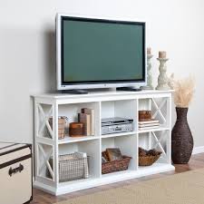 Belham Living Hampton Tv Console White White Tv Stands Tv Stand Bookshelf White Bookcase