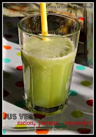 Jus Vert Melon Concombre Et Pomme Recette Vegetalienne Recettes De Boissons Recette Jus Jus