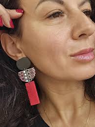 Mid Century Modern Inspired Earrings