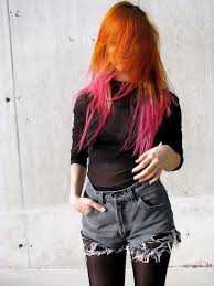 Pink Ombre Hair Tumblr Pink And Orange Hair Red Ombre Hair Pink Ombre Hair
