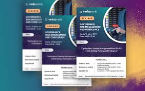 2212020 beberapa contoh surat undangan pembicara seminar dalam bahasa inggris terbaik 2019. Undangan Acara Seminar Governance Risk Management And Compliance Collaboration Veda Praxis