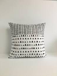 Black And White Geometric Pillow Black And White Geometric Pillow Cover Black White Geometric Pillow Fabric Geometric Pillow Covers Geometric Pillow