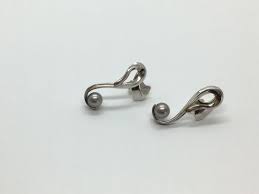 Livraison rapide produits de qualité à petits prix aliexpress : Artisanart Boucles D Oreilles Art Nouveau Argent Massif Et Perle